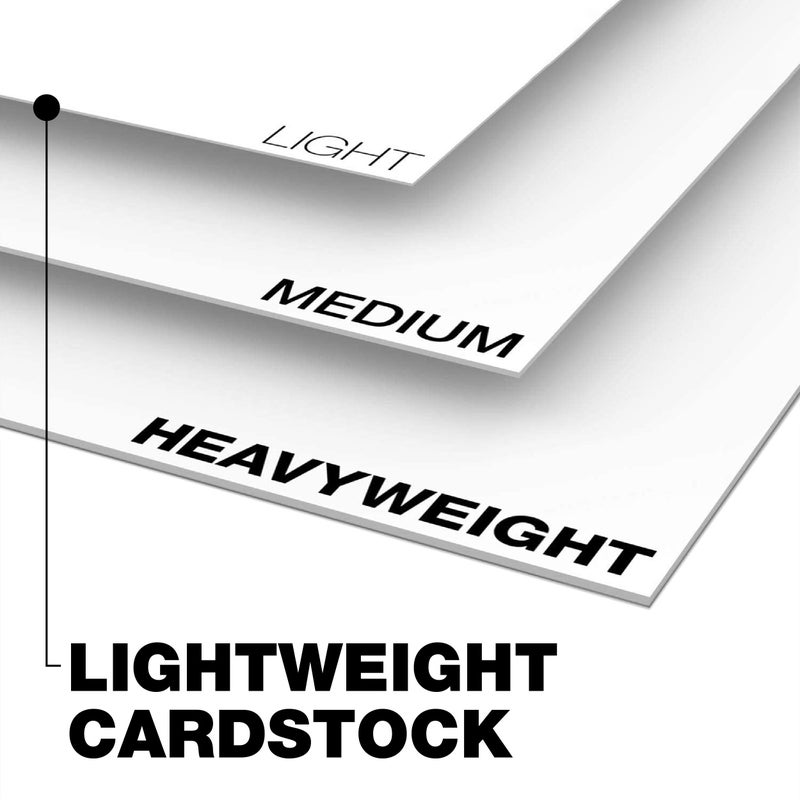Springhill White 11â€ x 17â€ Cardstock Paper, 67lb Vellum Bristol, 147gsm, 250 Sheets (1 Ream) â€“ Premium Lightweight Cardstock, Vellum Printer Paper with Textured Finish â€“ 016004R - Image 2